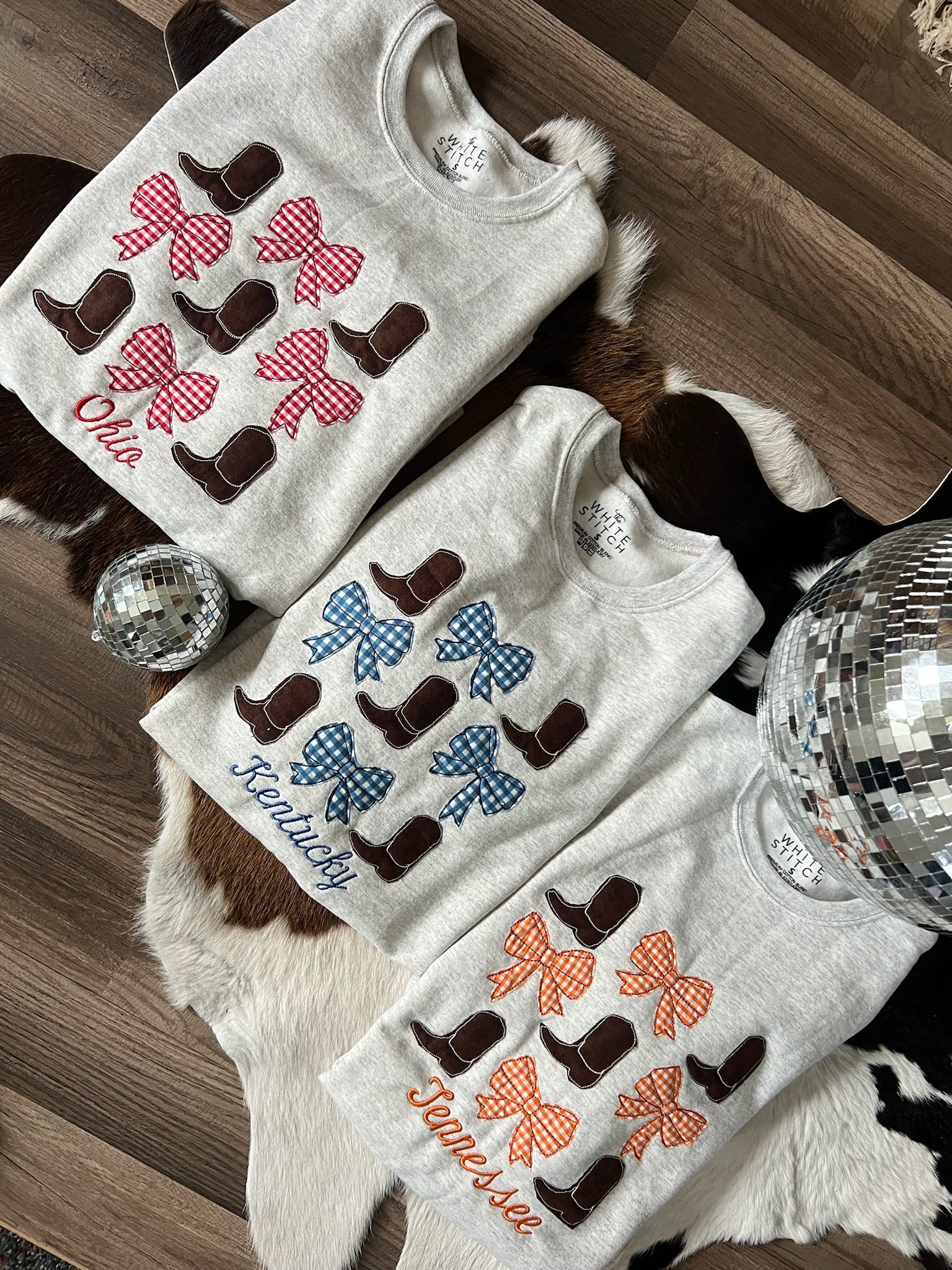Boots and Bows State | Handmade | Customizable