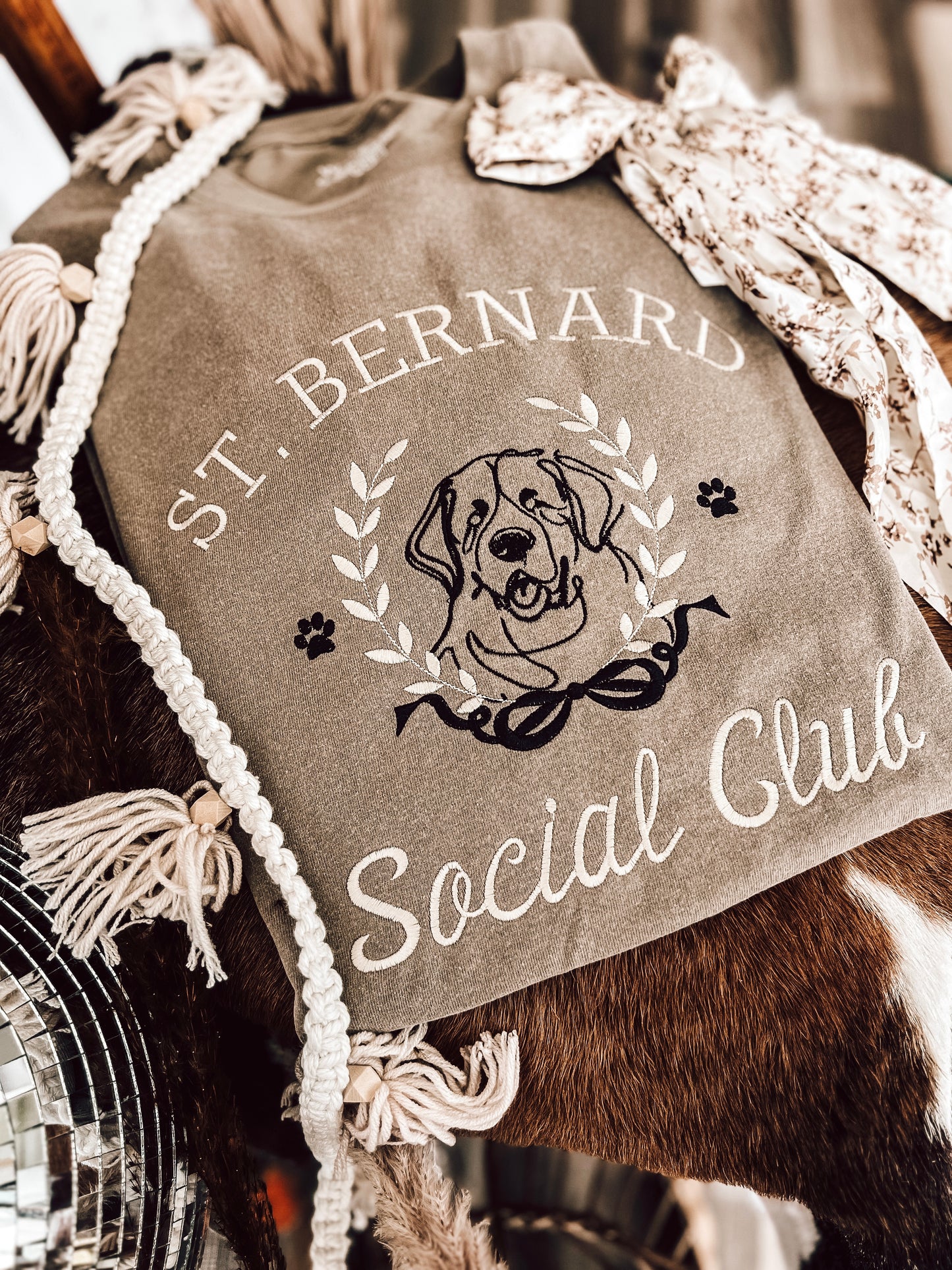 Social Dog Club | Customized|Handmade Tee