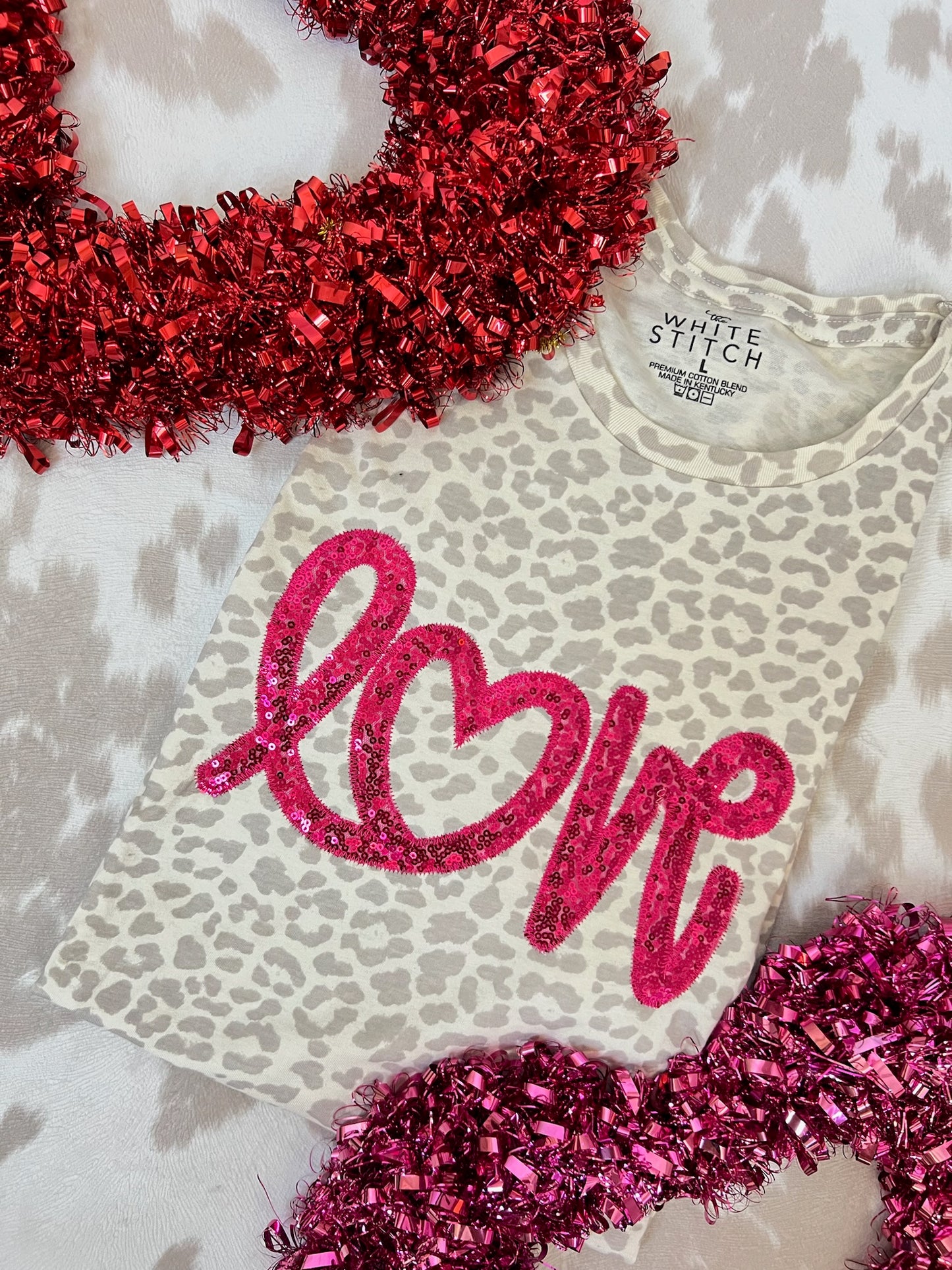 Leopard Love Sequins | Handmade