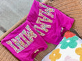 MAMA and MINI Statement Sequin | Handmade Tee | Berry