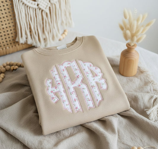 APPLIQUE Monogram Sweatshirt SS25 DEAL