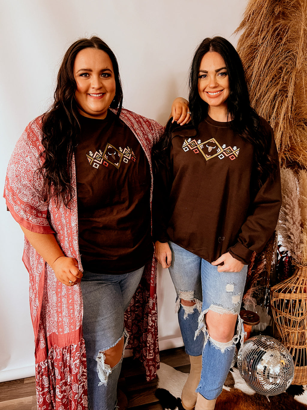 Southwest Aztec Bull  | Handmade | Brown