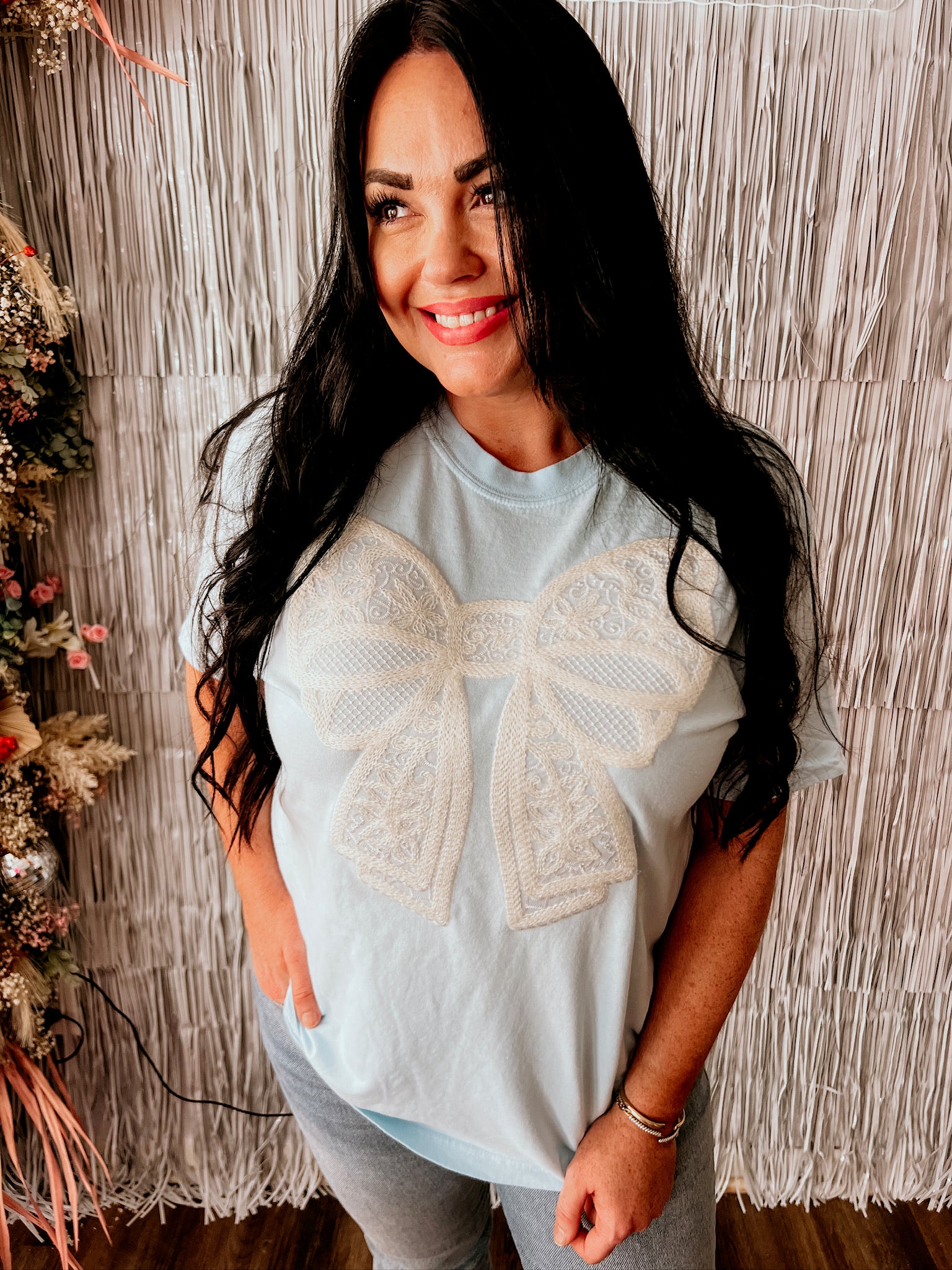 Bow Patch Tee Shirt