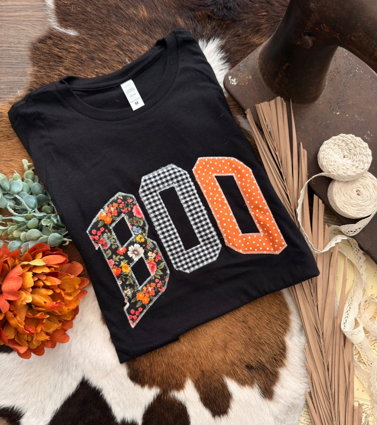 Boo Patchwork Floral | Handmade shirts