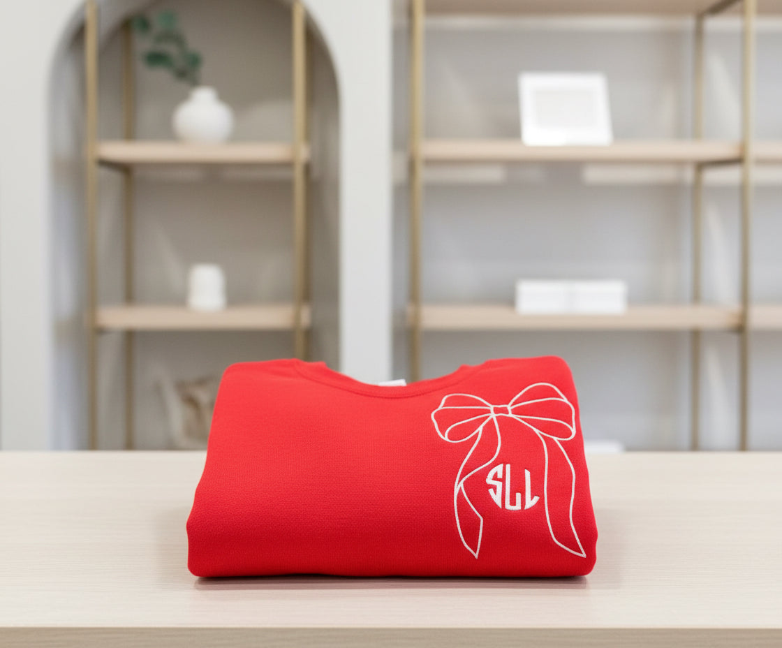 Big BOW Monogram Sweatshirt SS25 DEAL
