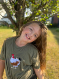 Fringy Chicken | Handmade Tee