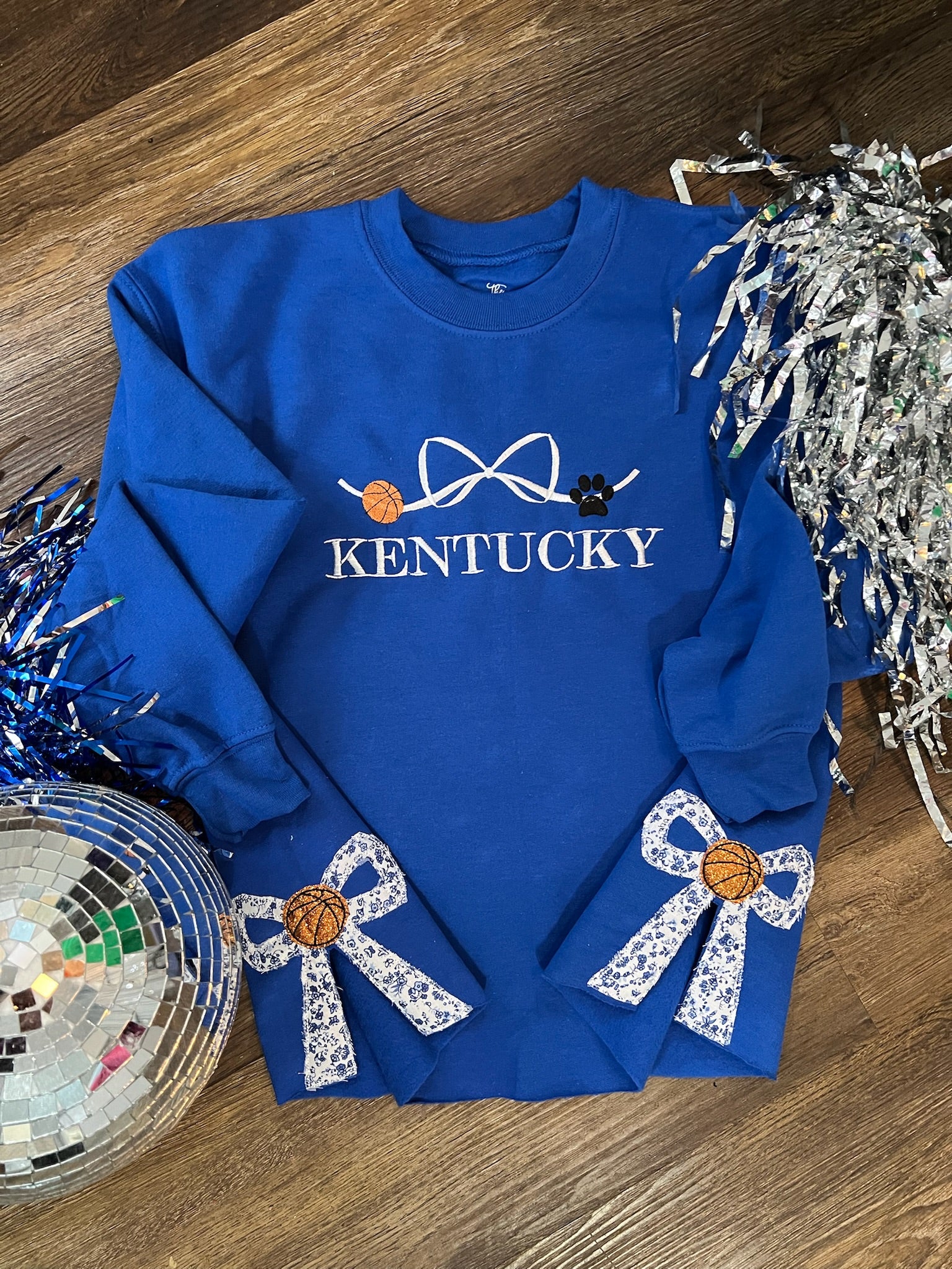 State Bow Basketball Sweatshirt | Customizable