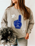 Go Cats Foam Finger Sweatshirt
