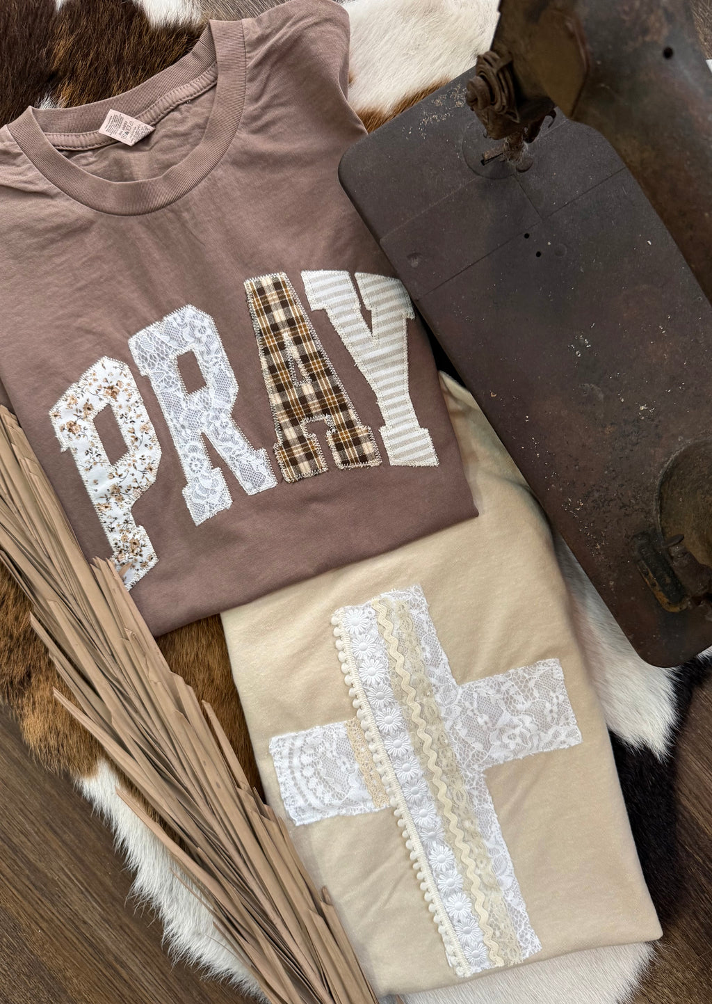 Pray Patchwork Neutrals