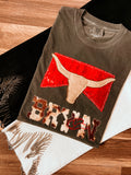 Skull Cowboy Country Music Handmade Tee