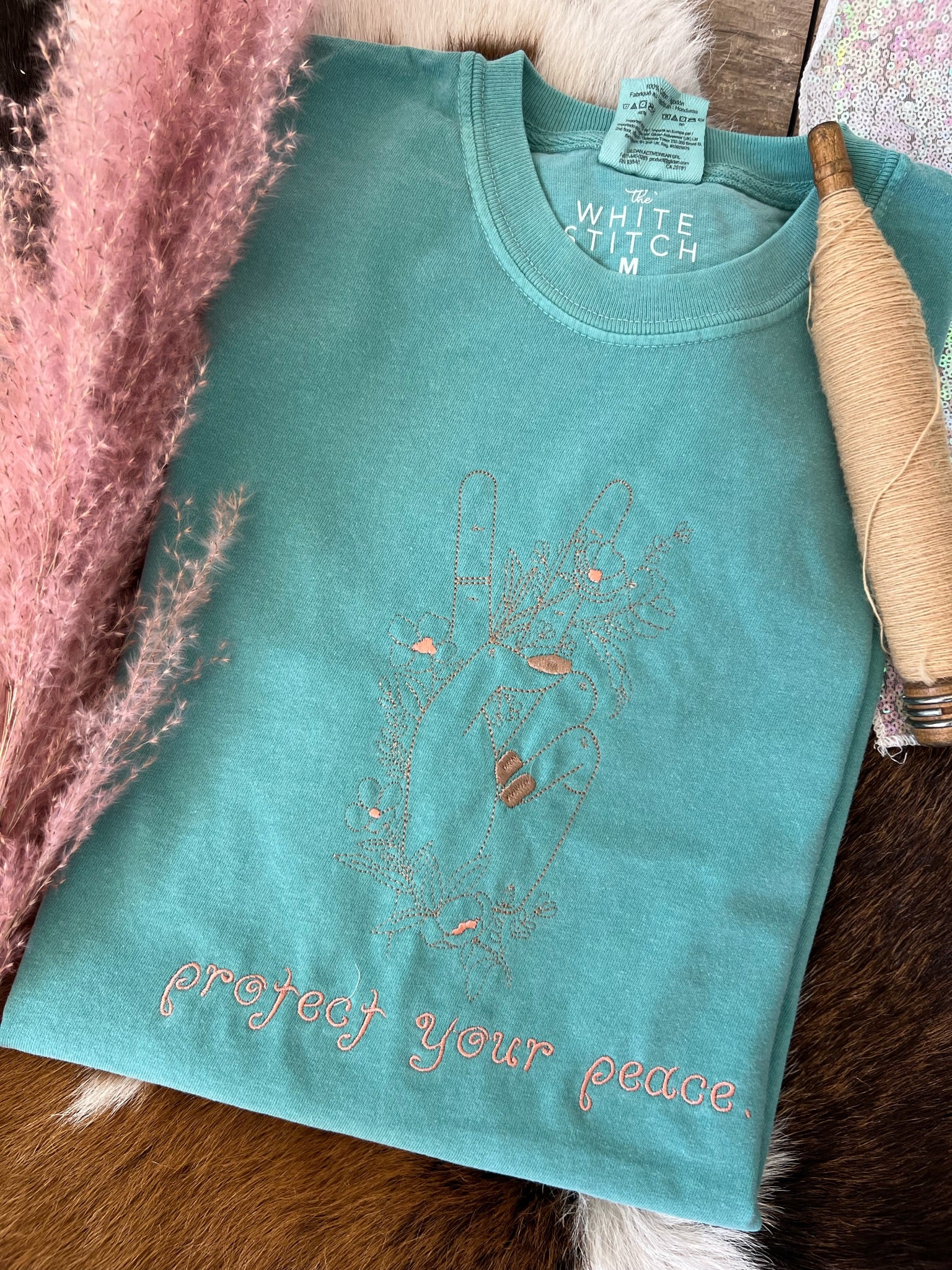 Protect Your Peace Handmade Tee
