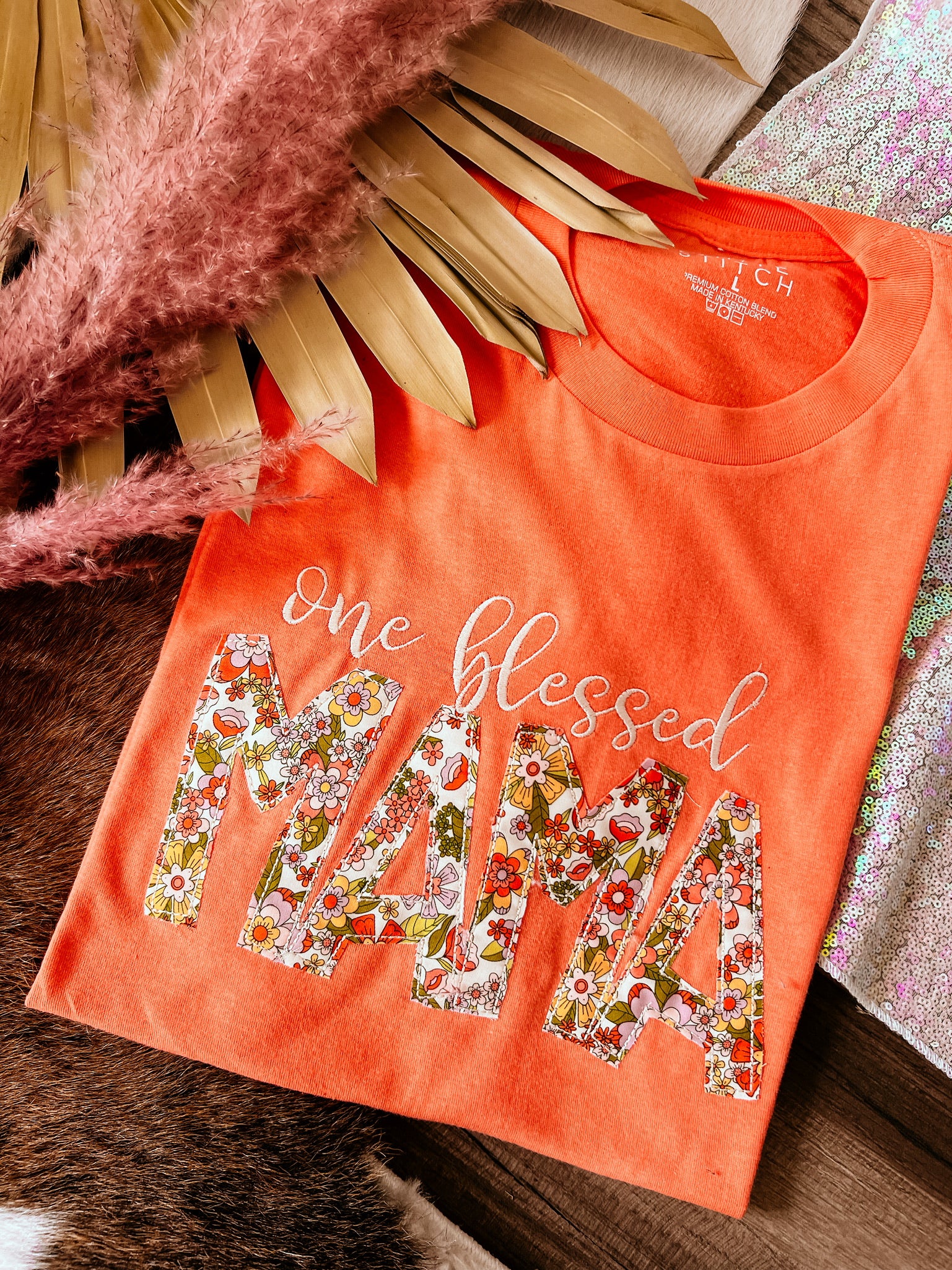 One Blessed Mama Handmade Tee