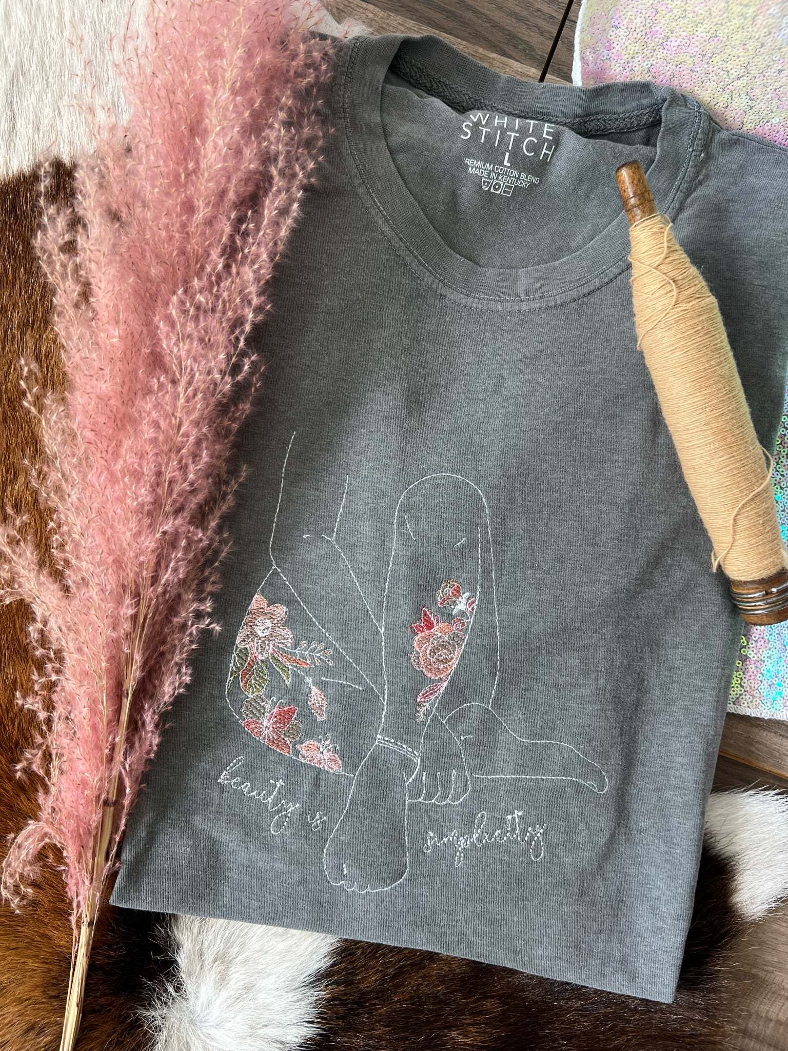 Beauty is Simplicity  Handmade Tee