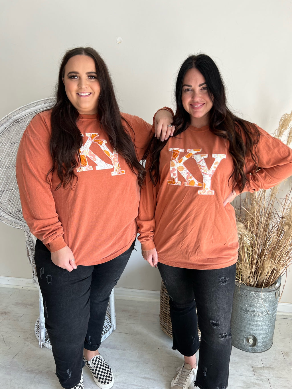 Ginger Long Sleeve State Tee
