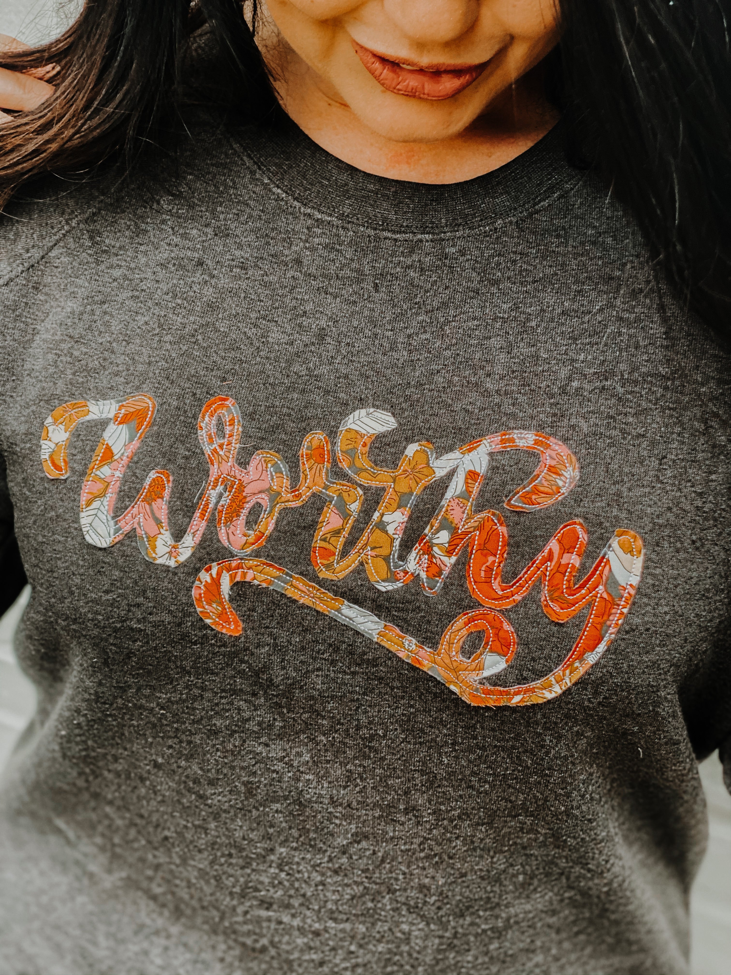 Worthy Sweatshirt | Handmade