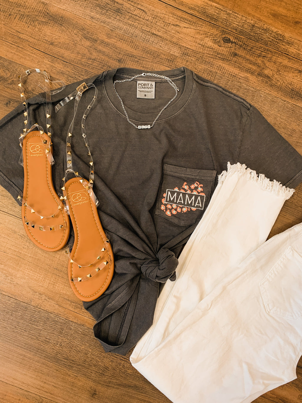 Mama Leopard Pocket Tee