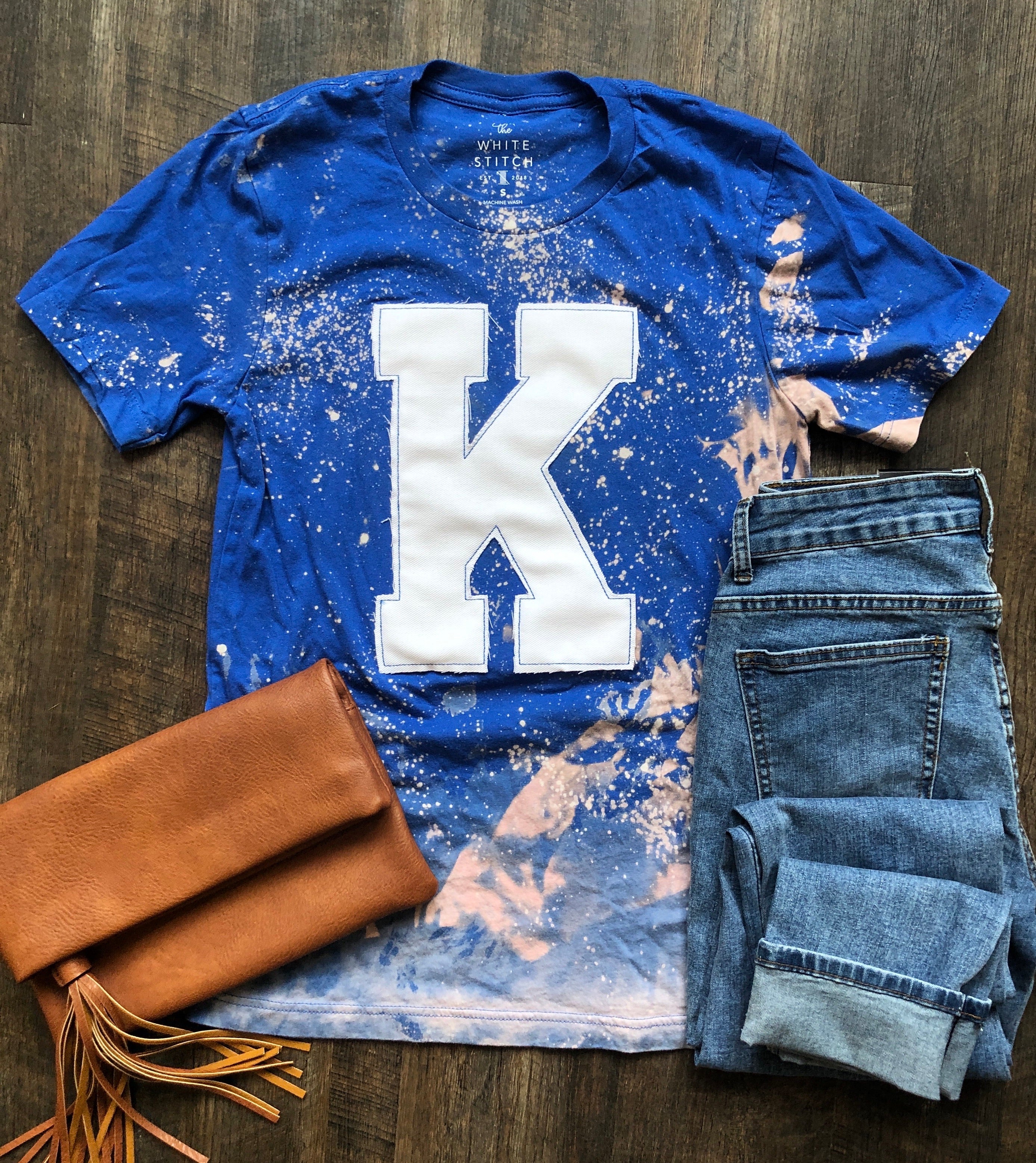 Distressed Game Day Tee | Handmade