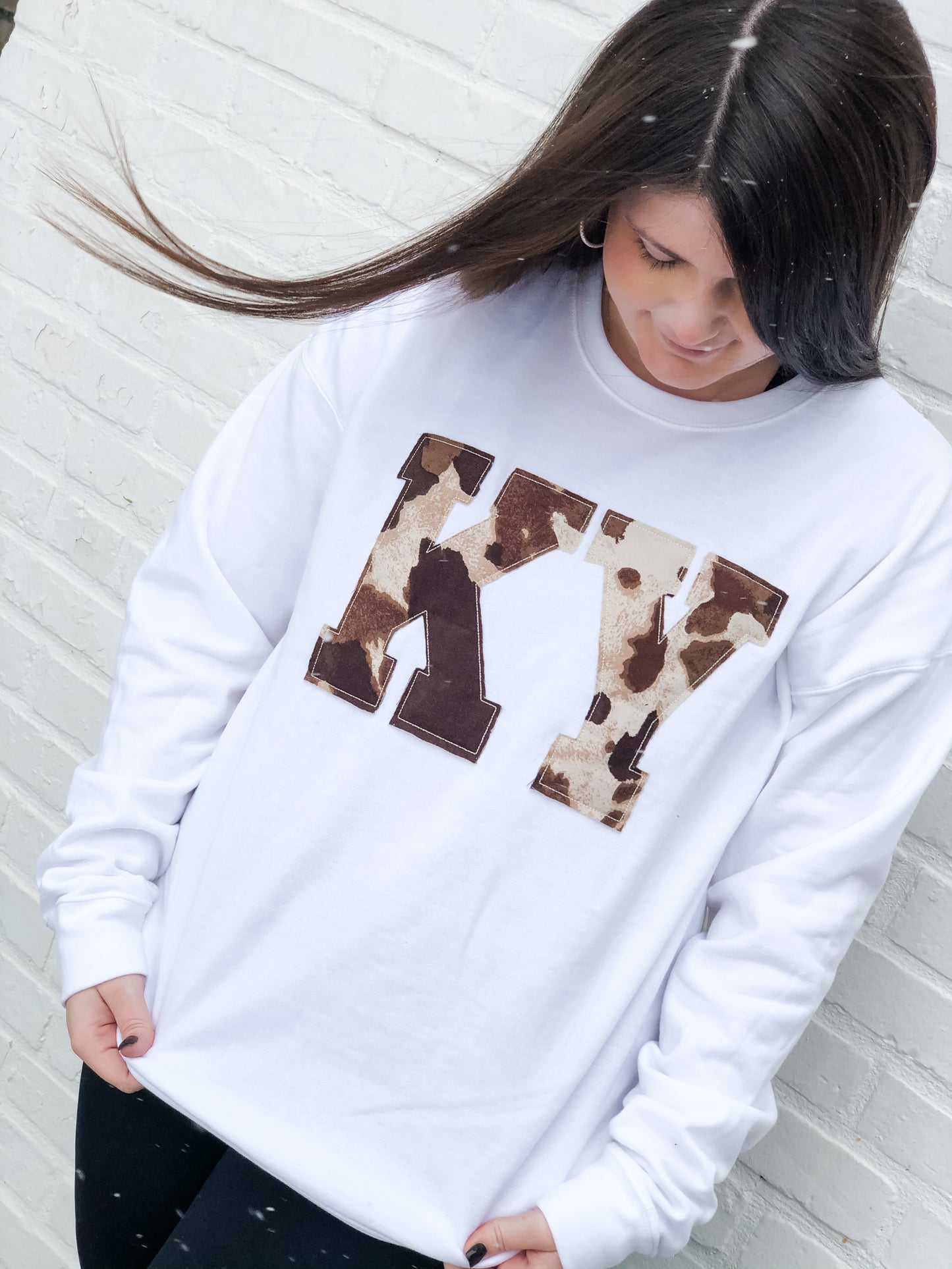 Cow State State | Handmade Crew Sweatshirt