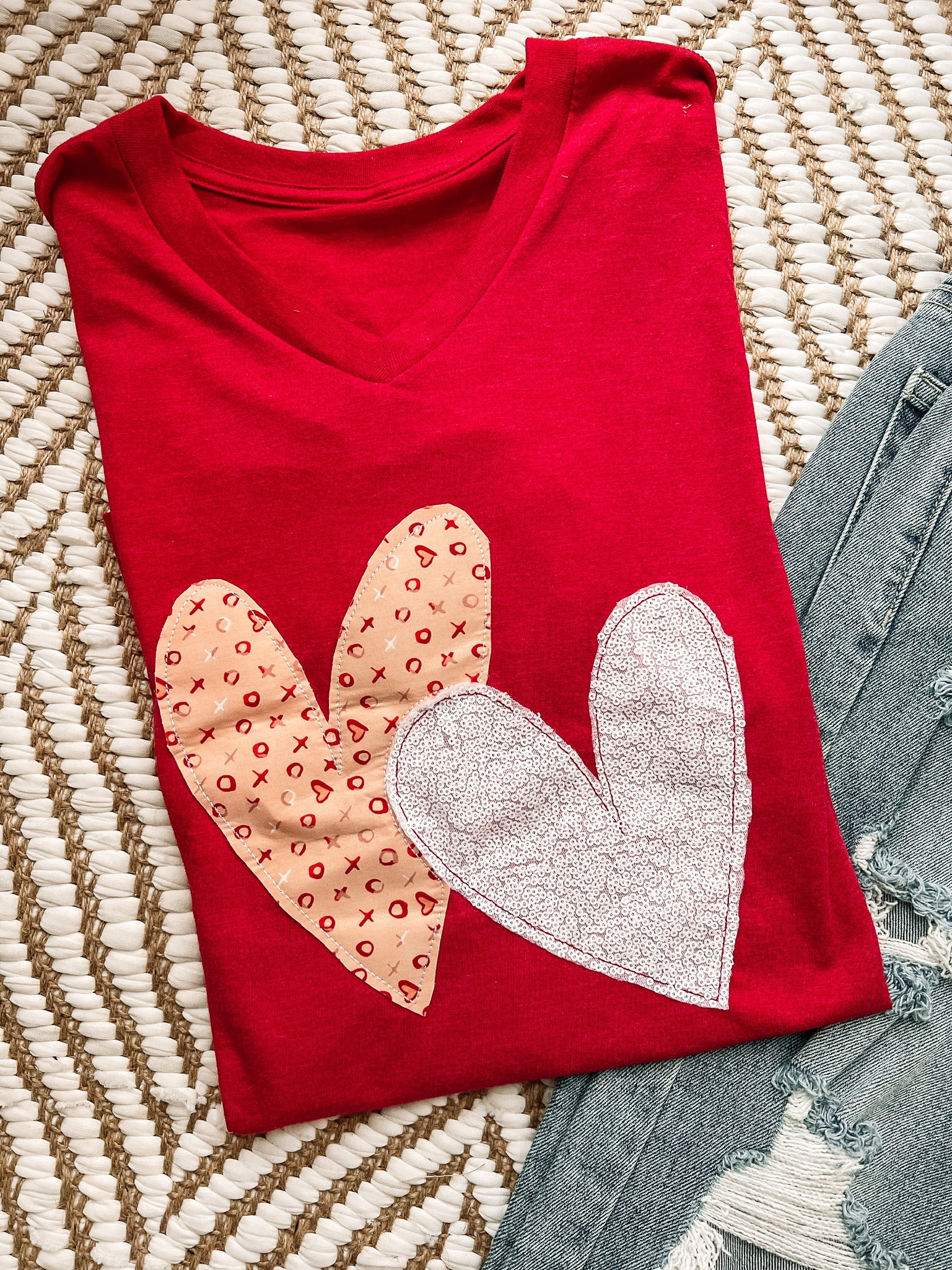 Double Love Red | Handmade