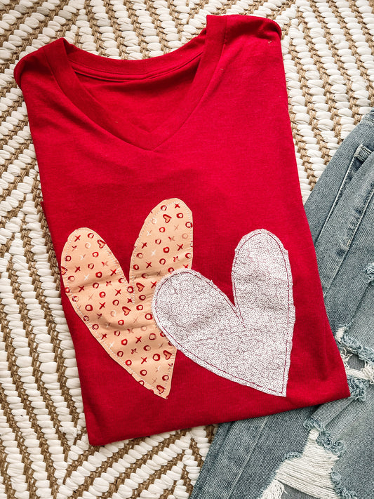 Double Love Red | Handmade