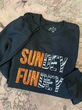 SUNDEY FUNDEY Handmade Sweatshirt | Black