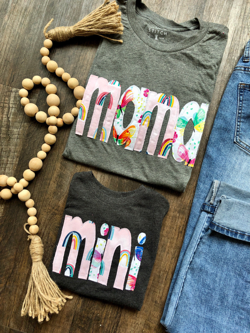 Mama and Mini Mixed Appliqué