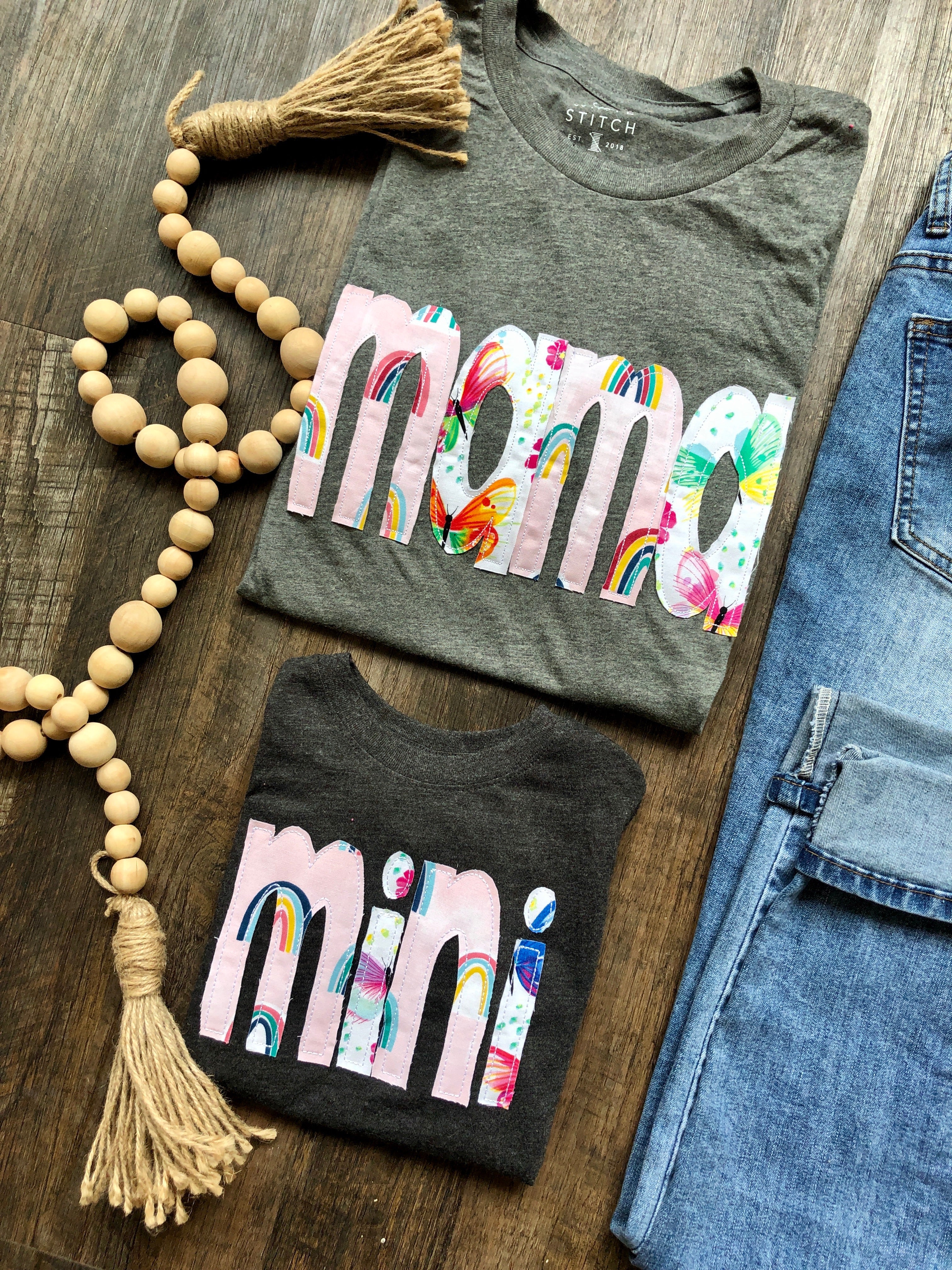 Mama and Mini Mixed Appliqué