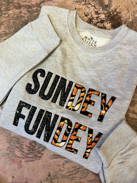 SUNDEY FUNDEY Handmade Sweatshirt | Grey