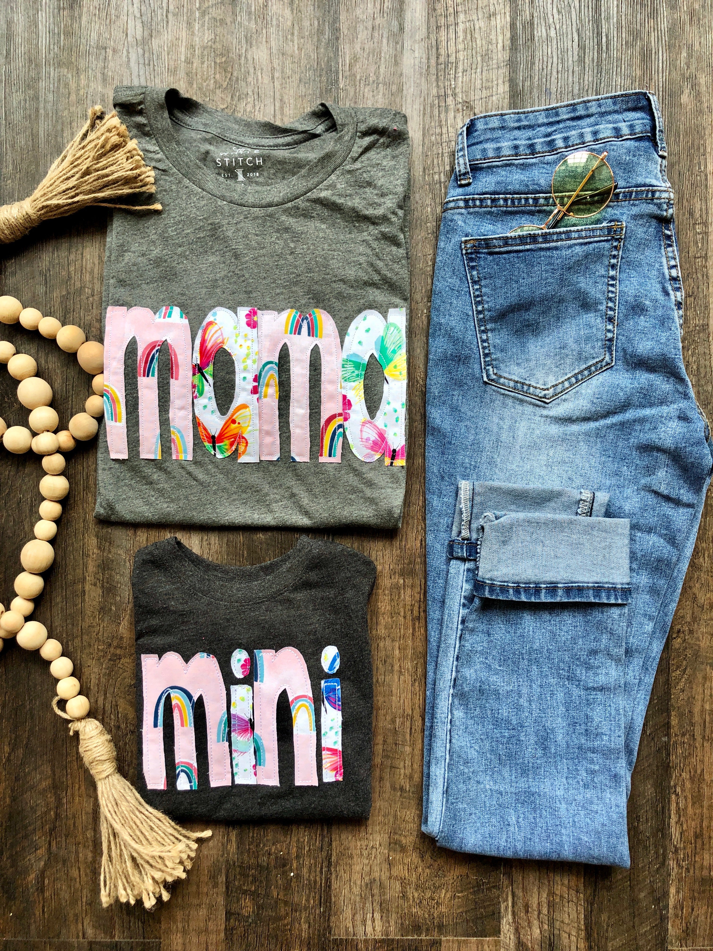 Mama and Mini Mixed Appliqué
