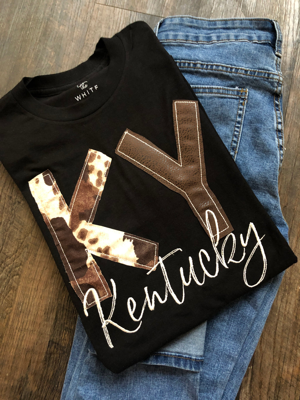 State Cow Print Tee