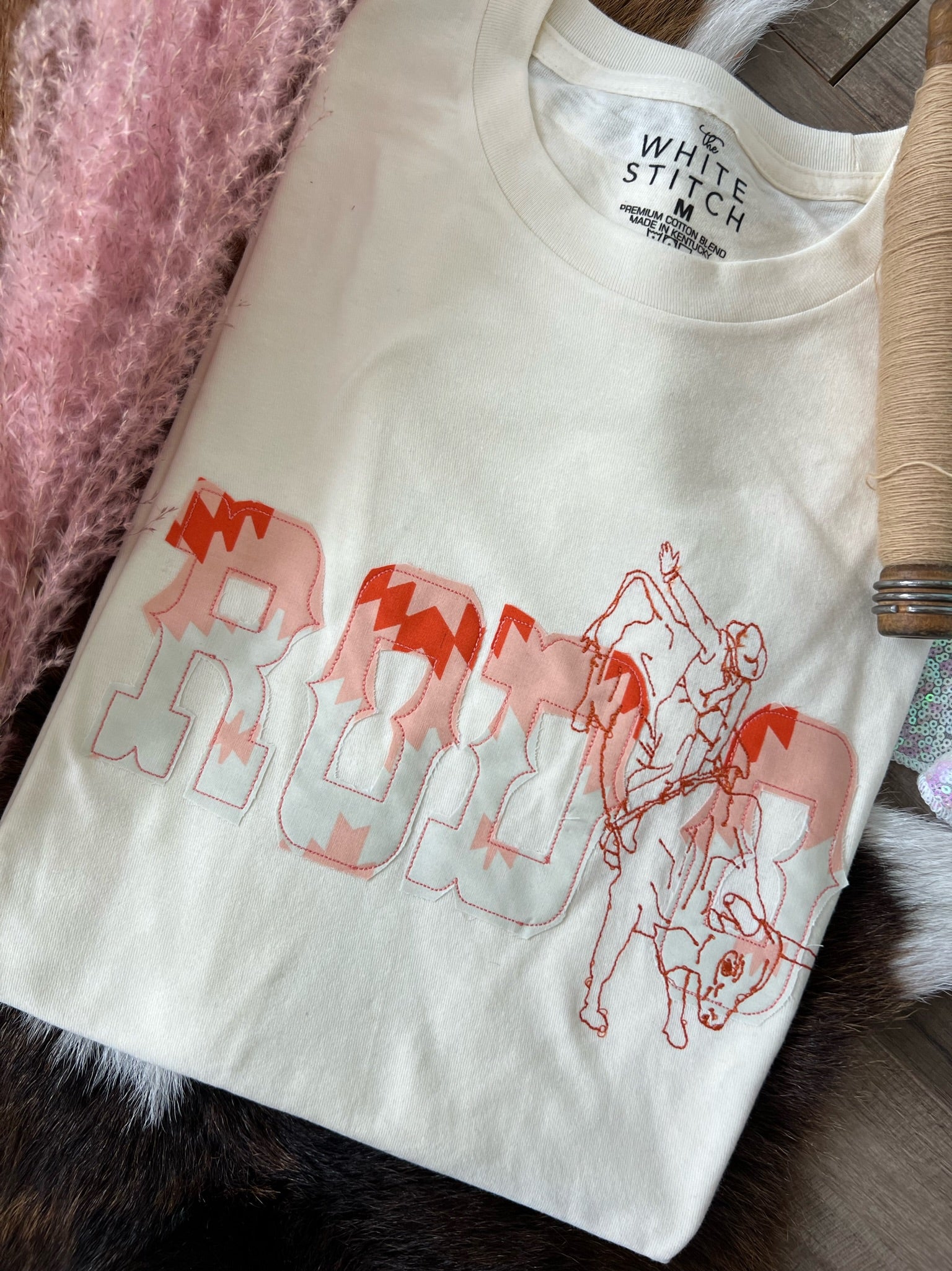 Rodeo Applique Handmade Tee – The White Stitch Boutique + Miss Monogram