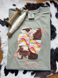 Groovy Cowboy Boots | Handmade Tee