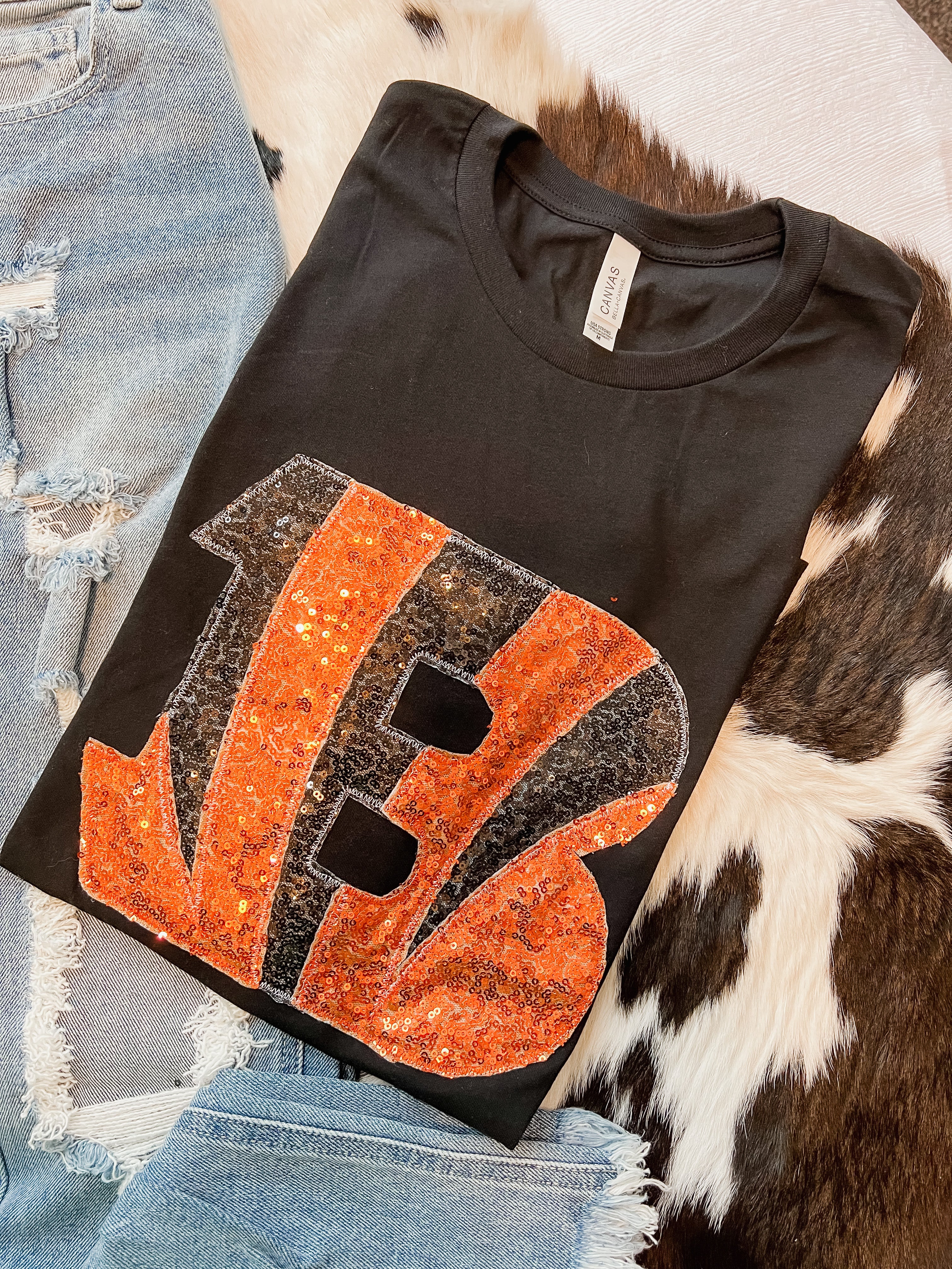 Tiger Stripe Game Day Tee