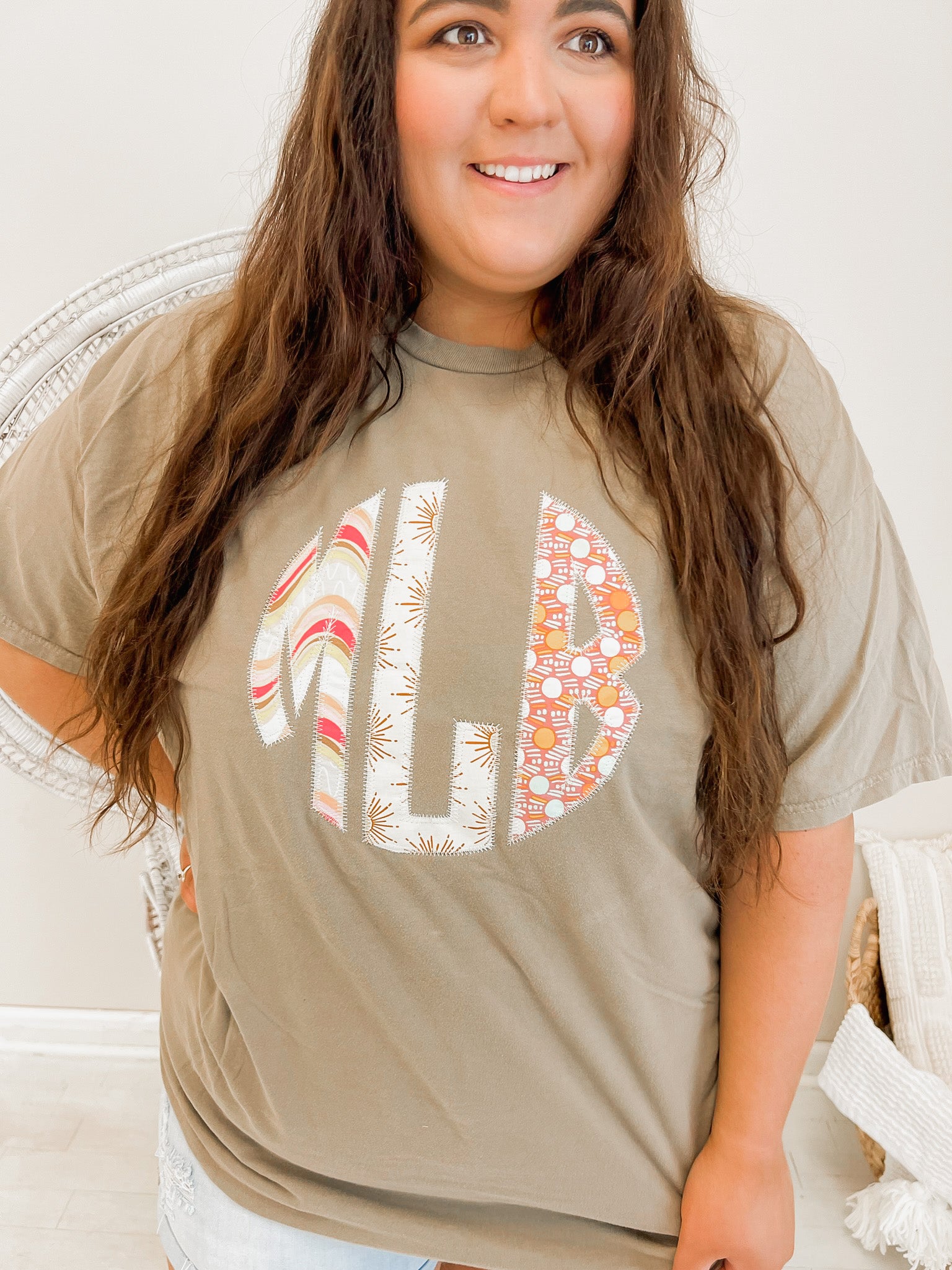 Monogram Vibes Comfort Color Tees