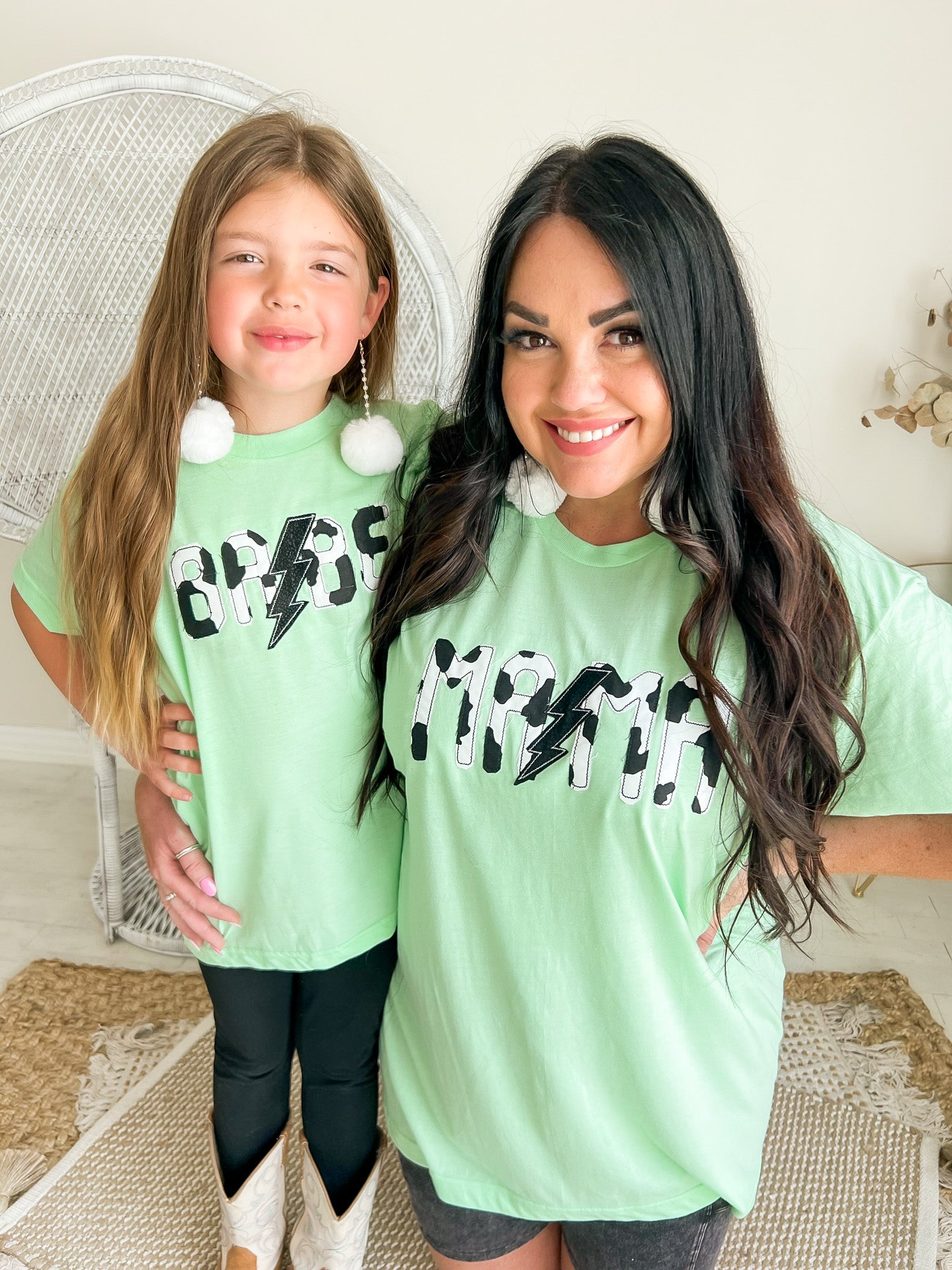 Mama Babe Cow Print | MINT Tee