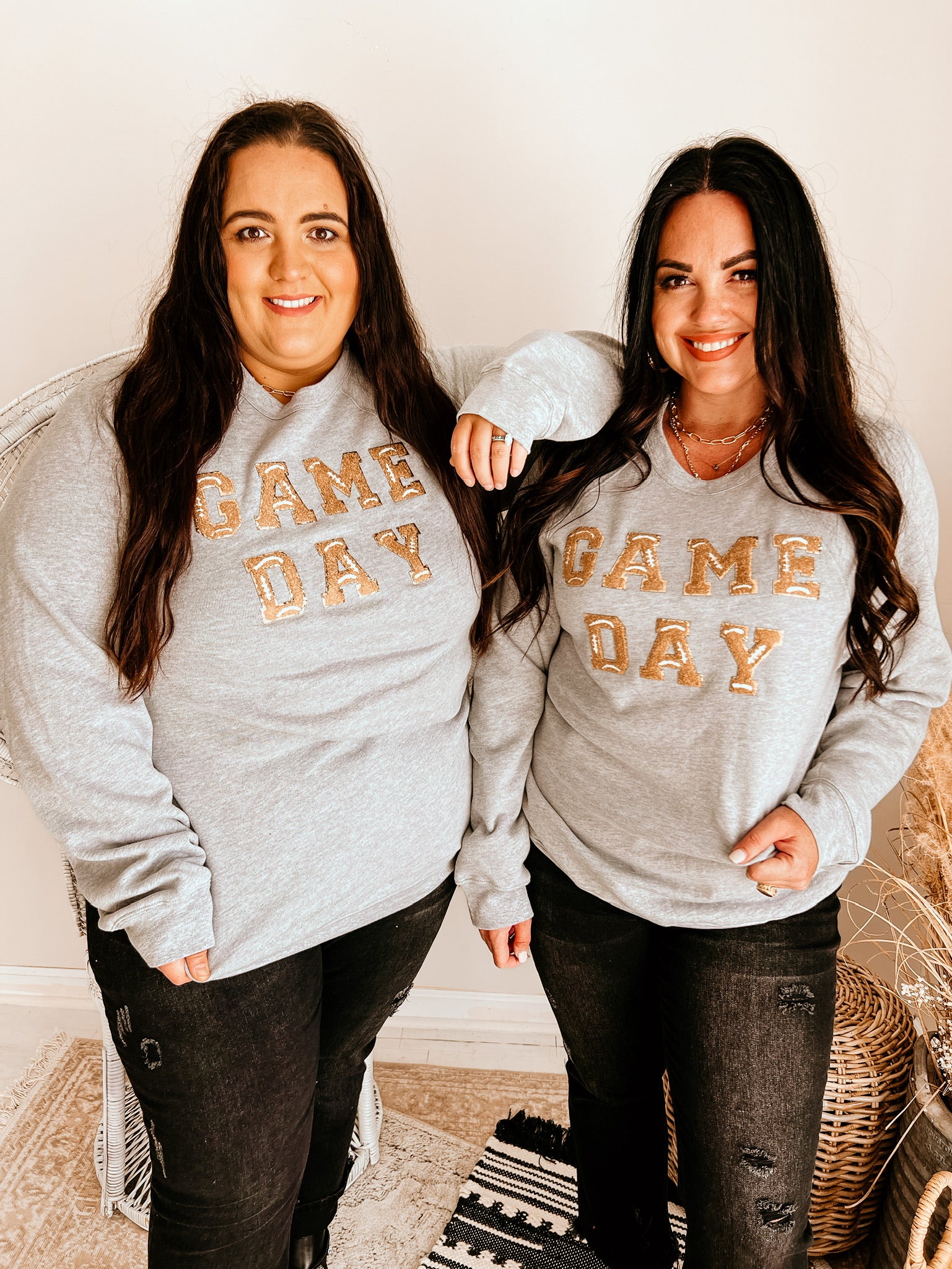 Game Day Sports Chenille l Customizable Sweatshirt