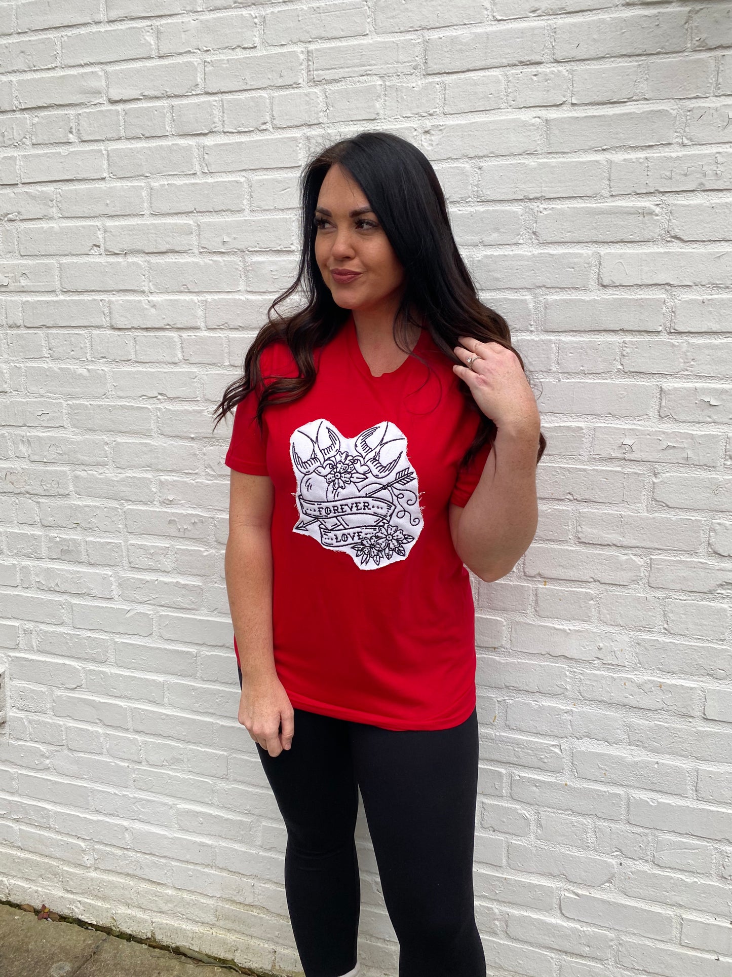 Forever Love | Handmade Applique Tee
