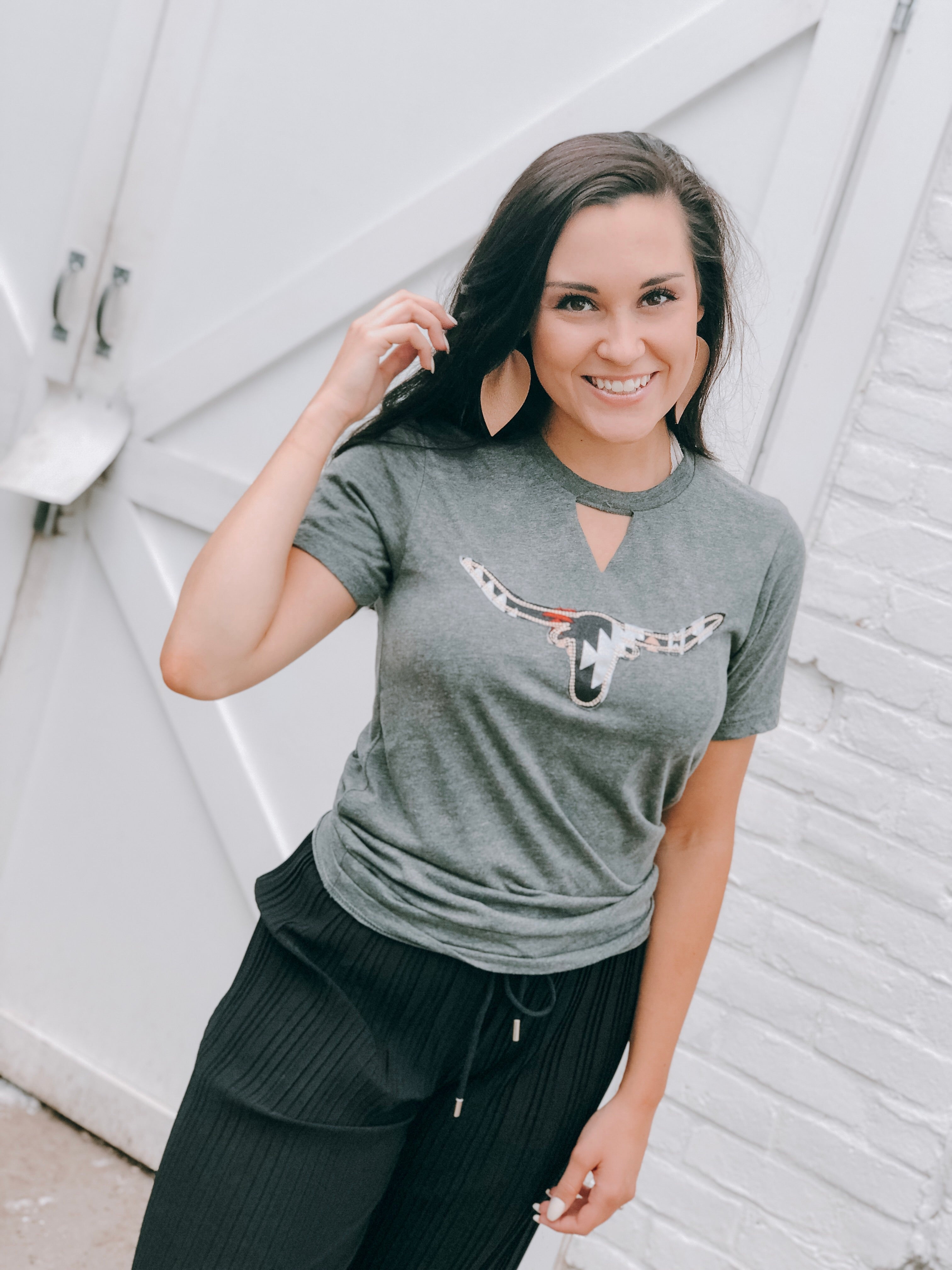 Steer Aztec Tee