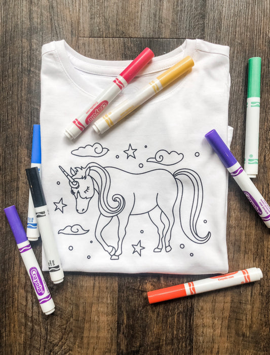 Color Me Kids Tee Unicorn