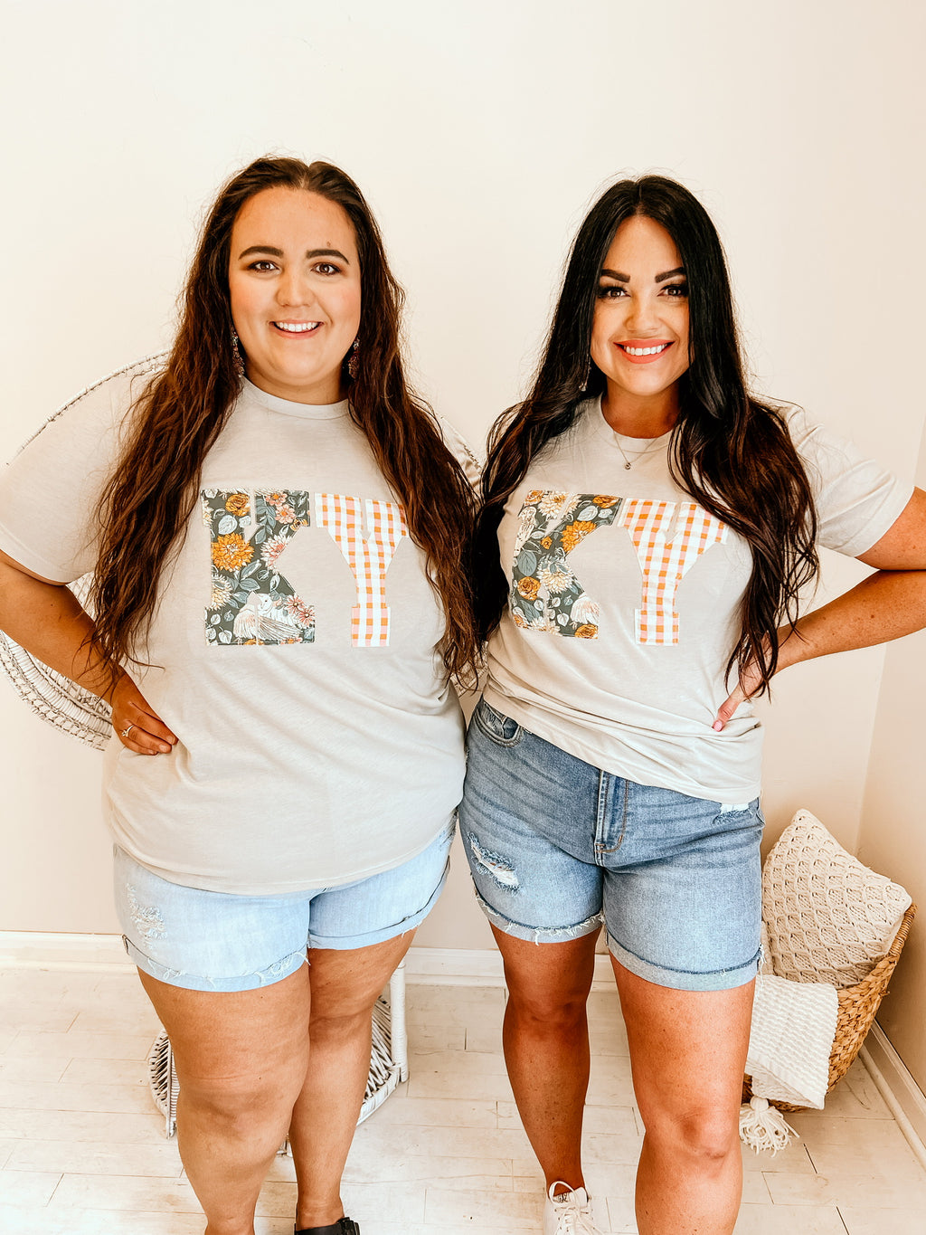 State Foliage Owl Gingham | Handmade Tee
