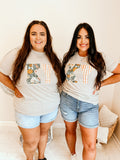 State Foliage Owl Gingham | Handmade Tee
