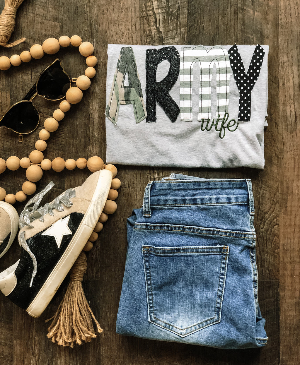 Proud Wife Customizable Handmade Tee