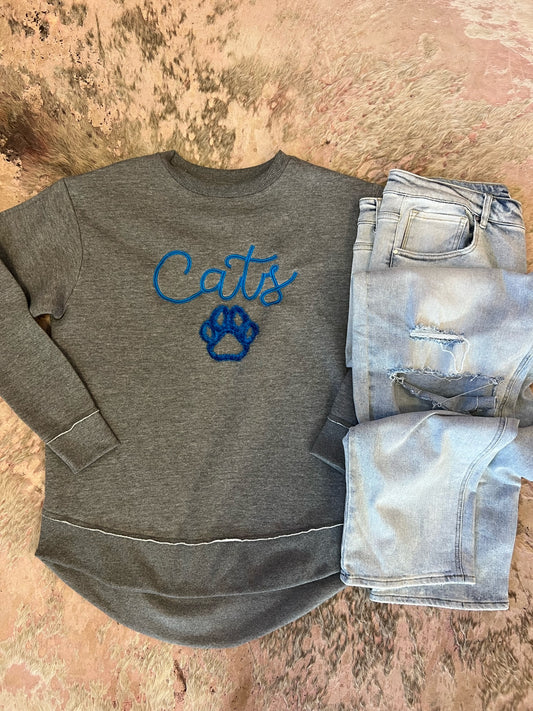 CATS Weekend Fleece Sweatshirt | Grey
