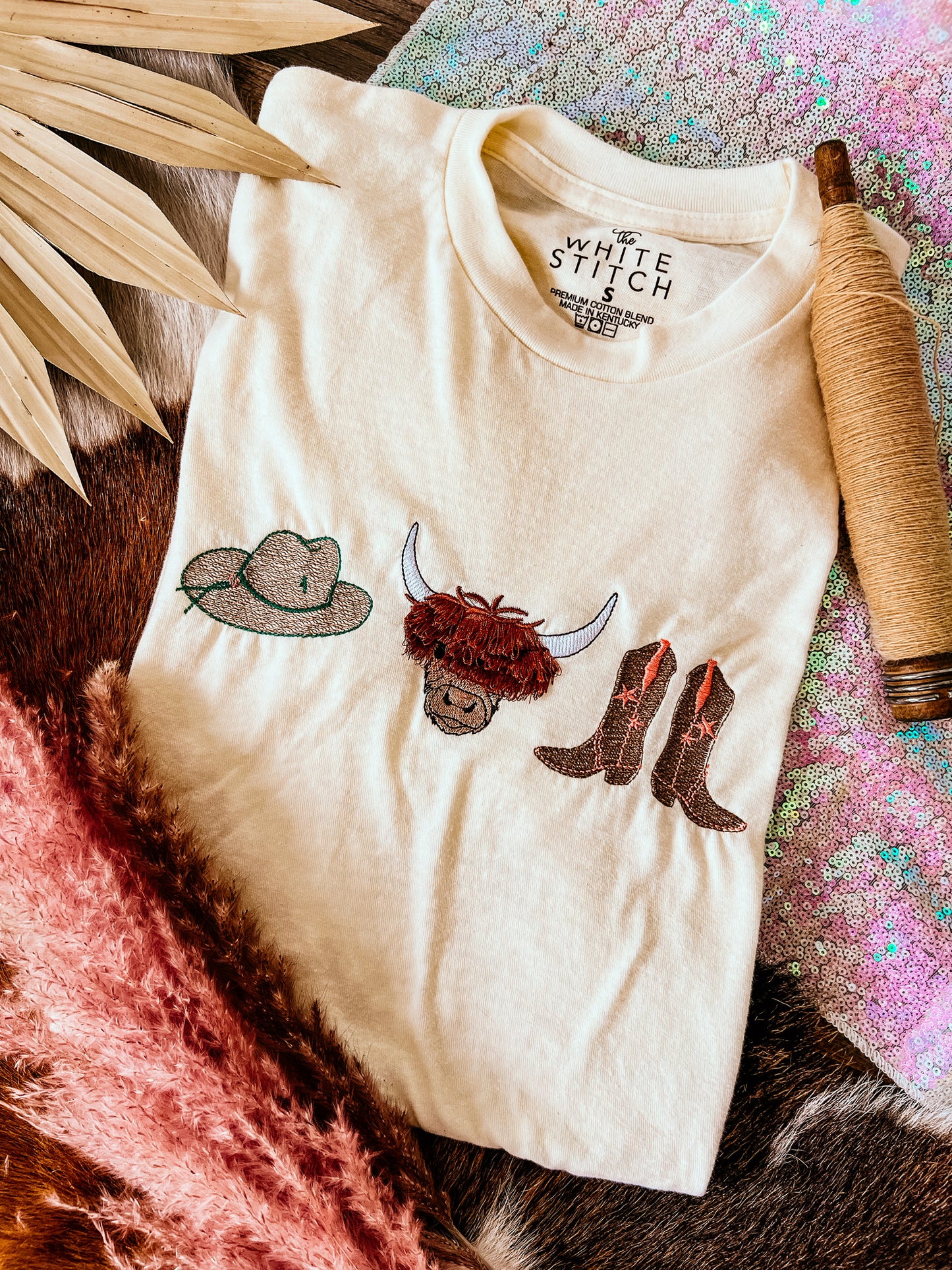 Highland Cowgirl Handmade Tee