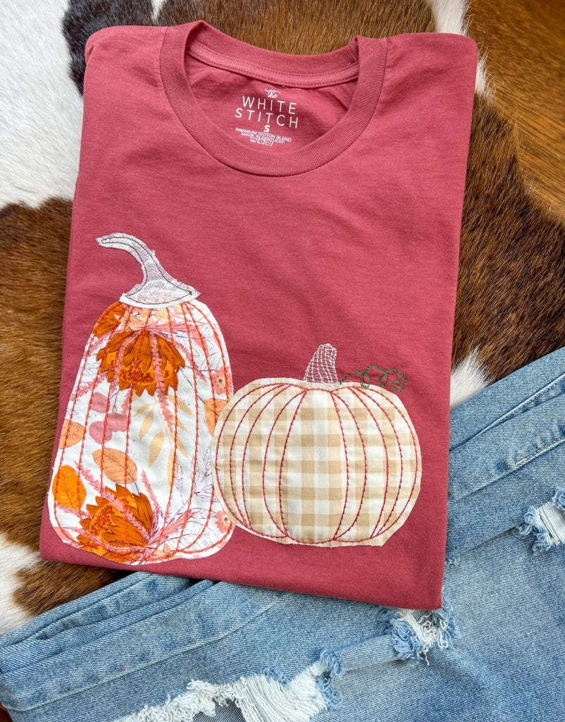 Double Pumpkin | Handmade Tee
