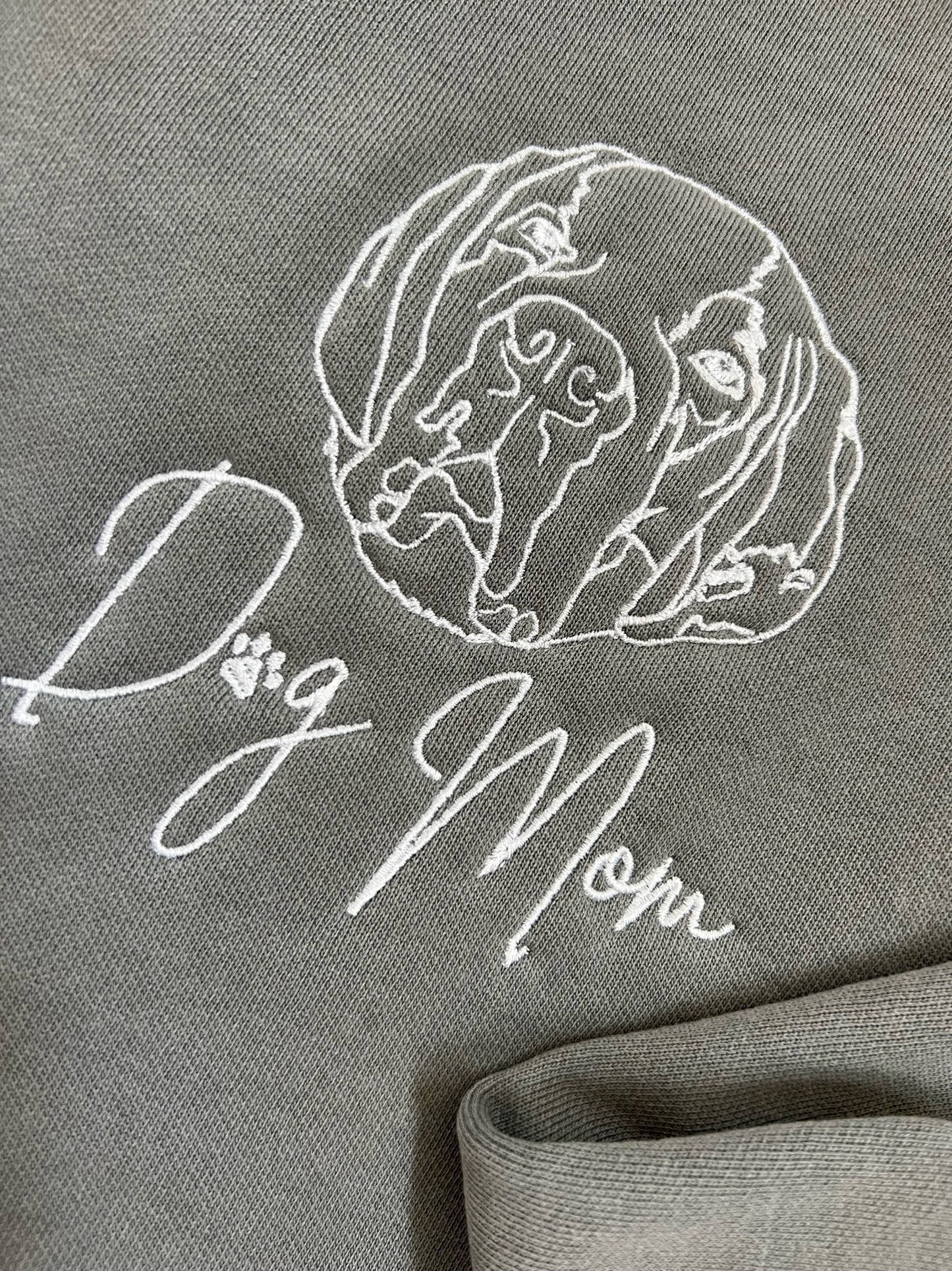 Dog Mom Handmade  Sweatshirt | Customizable
