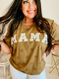 MAMA Star Chenille Tee | Sand