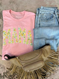 Ditzy Floral Mama Handmade Tee