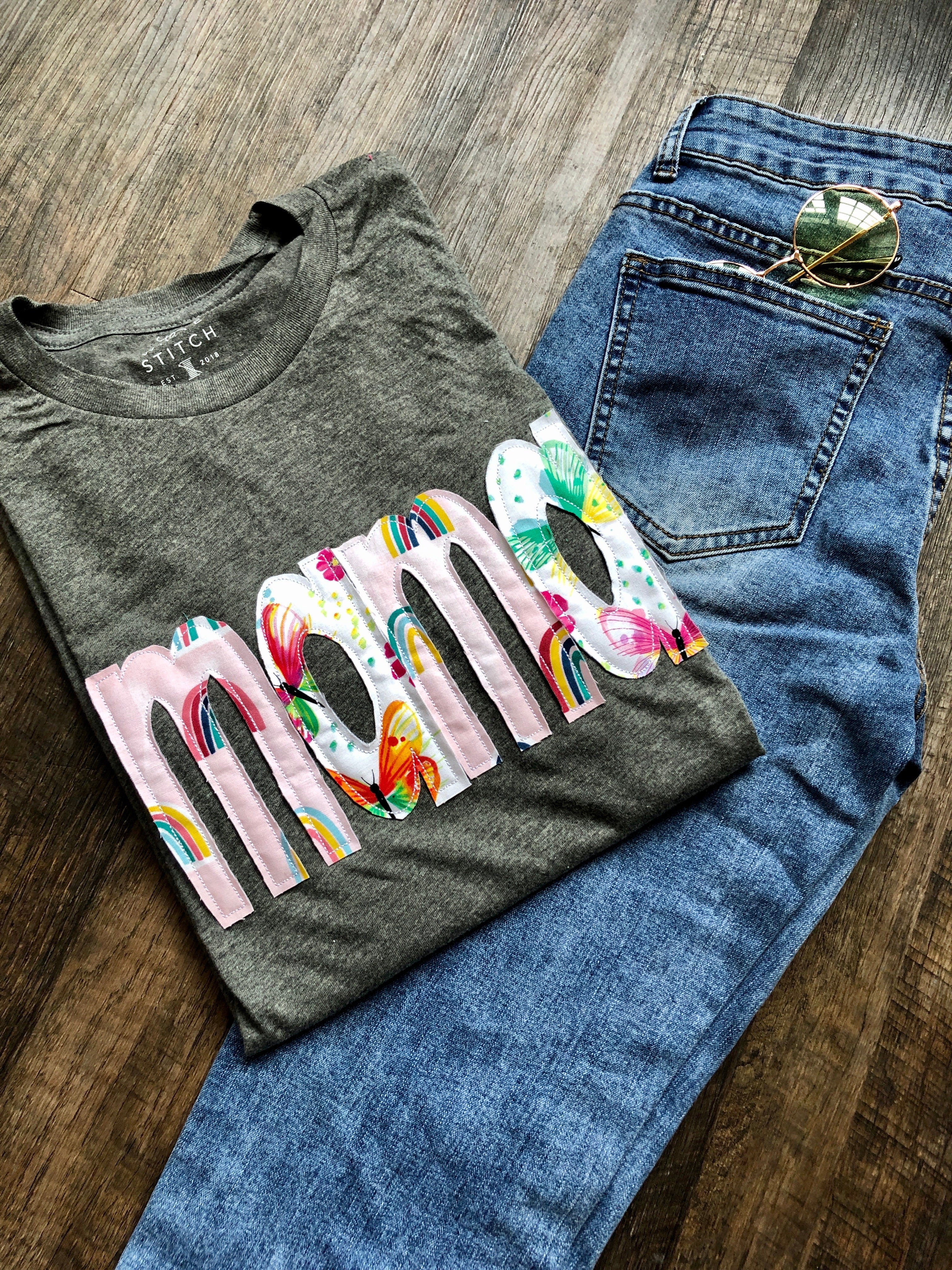 Mama and Mini Mixed Appliqué
