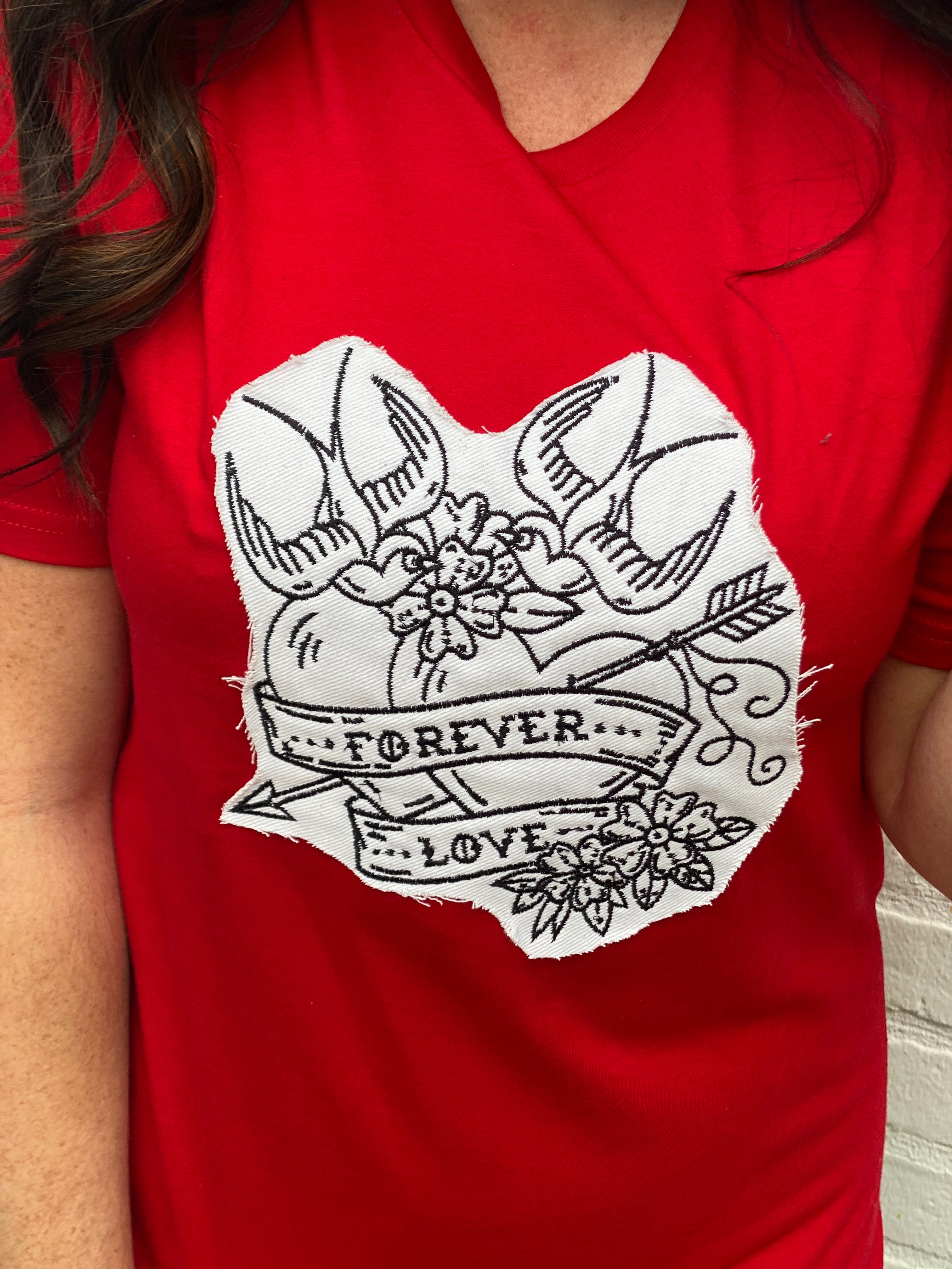 Forever Love | Handmade Applique Tee